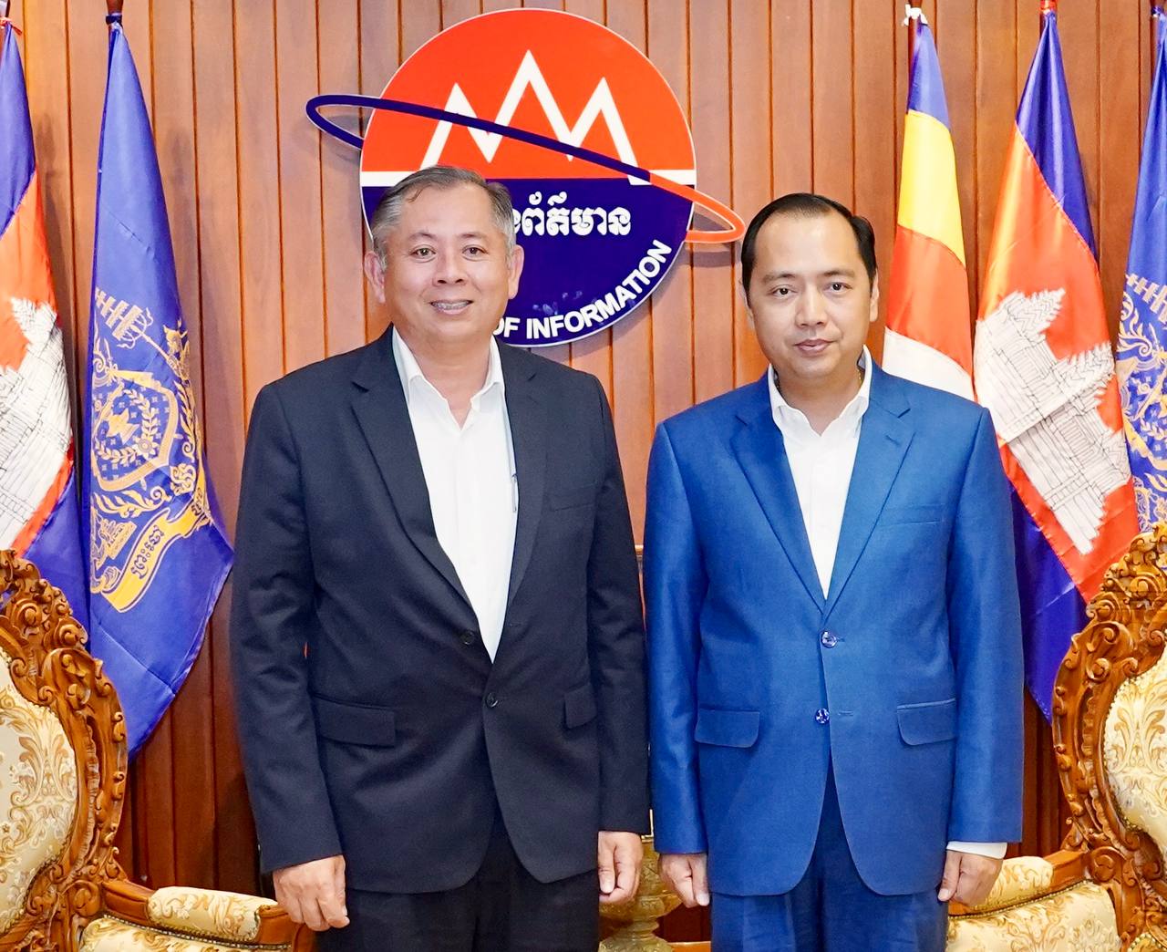 ឯកឧត្តម នេត្រ ភក្ត្រា អនុញ្ញាតជូនសាកលវិទ្យាធិការ នៃសាកលវិទ្យាល័យអន្តរជាតិ ចូលជួបសម្ដែងការគួរសម និងពិភាក្សាការងារ
